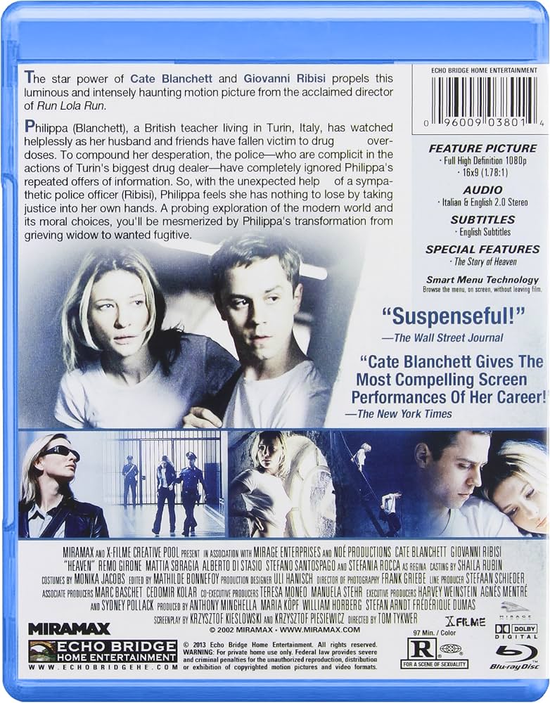 Amazon.com: Heaven [Blu-ray] : Cate Blanchett, Giovanni Ribisi